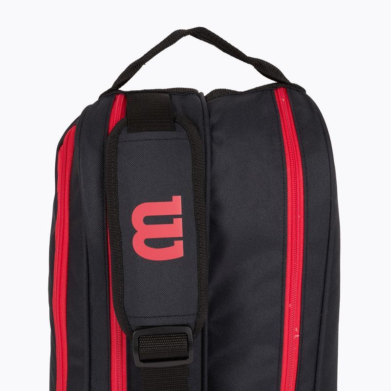 Tennis bag Wilson Advantage 6PK black 5