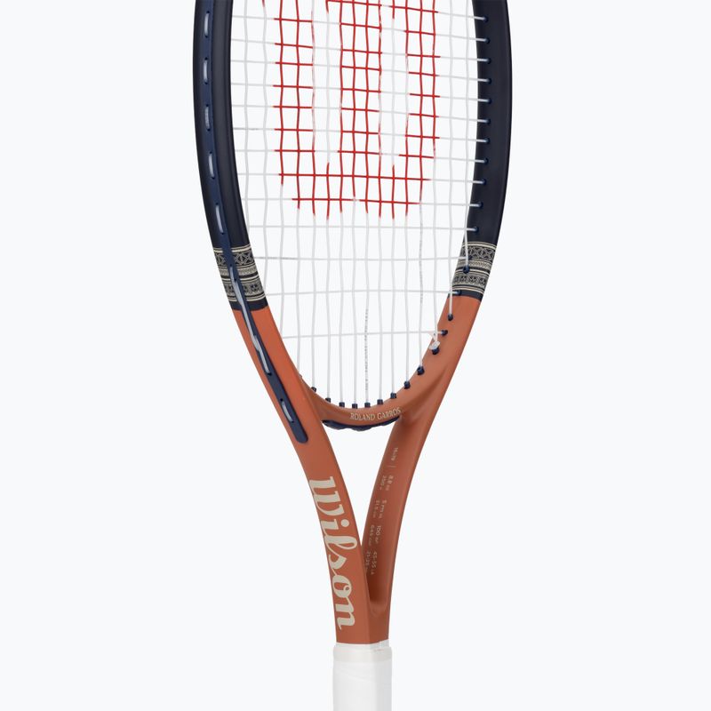 Children's tennis racket Wilson Roland Garros Elite Comp Jr 26 navy/orange 4