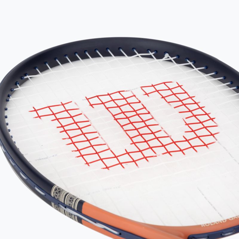 Children's tennis racket Wilson Roland Garros Elite Comp Jr 26 navy/orange 5