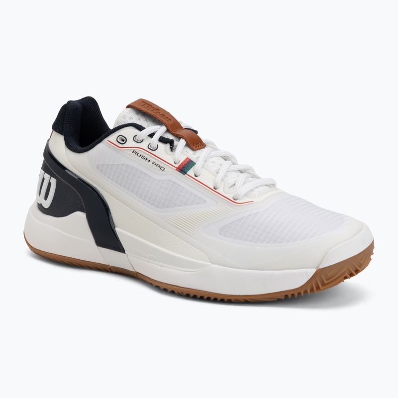 Men's tennis shoes Wilson Rush Pro 5 Clay white/navy blazer/gum