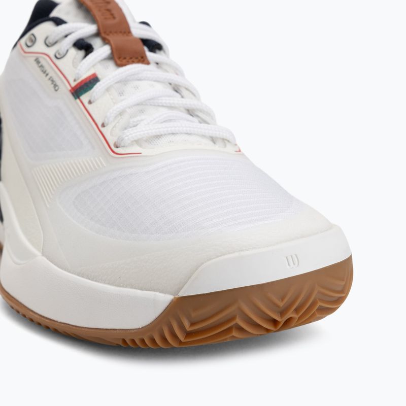 Men's tennis shoes Wilson Rush Pro 5 Clay white/navy blazer/gum 7