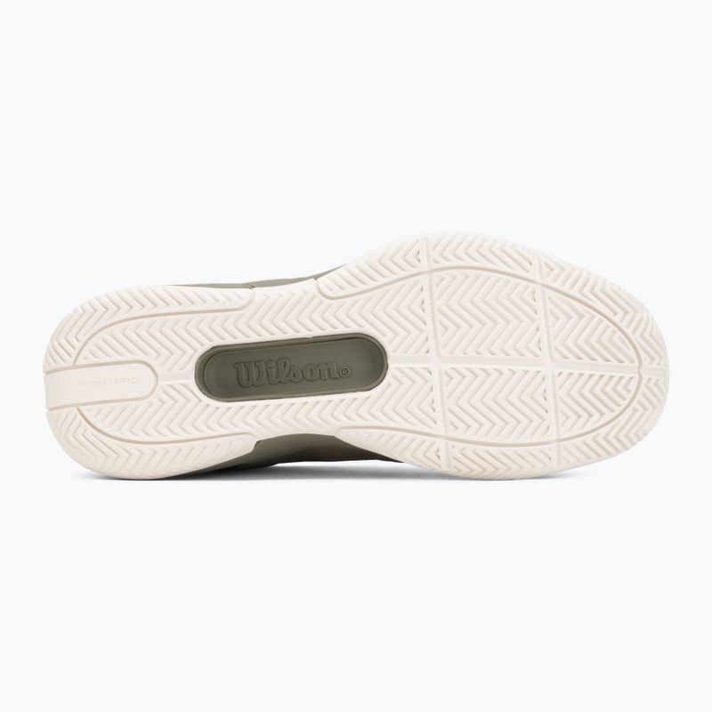 Men's tennis shoes Wilson Rush Pro 5 vetiver/tofu/caramel cafe 4