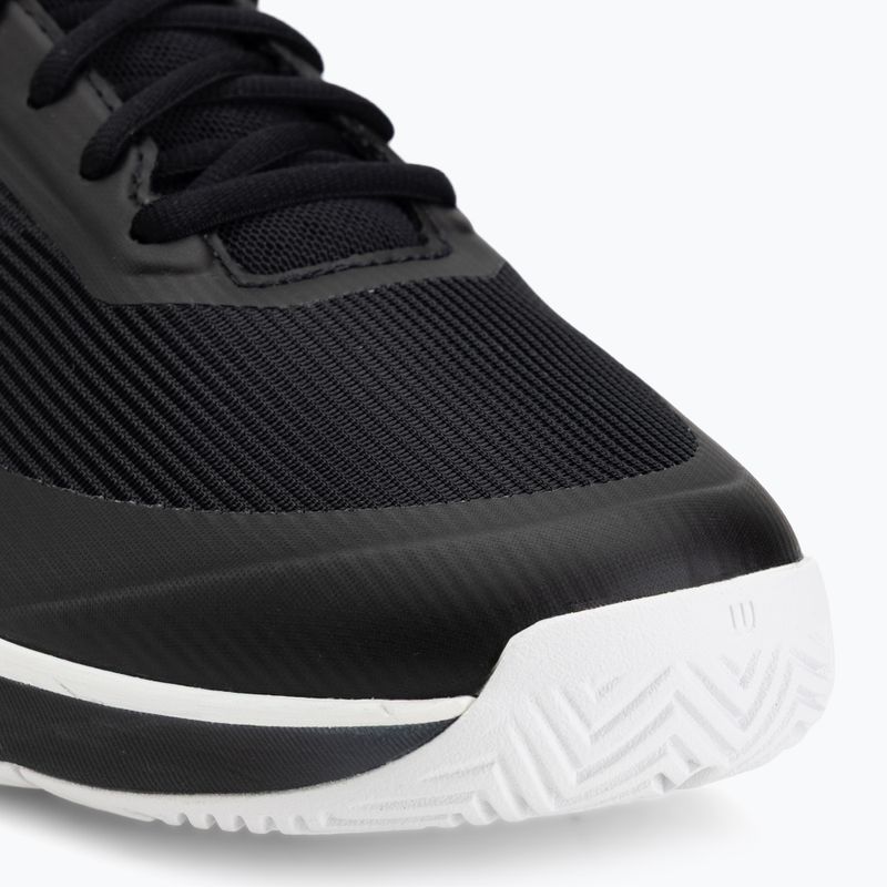 Men's tennis shoes Wilson Rush Lite 5 black/white/safety yellow 7