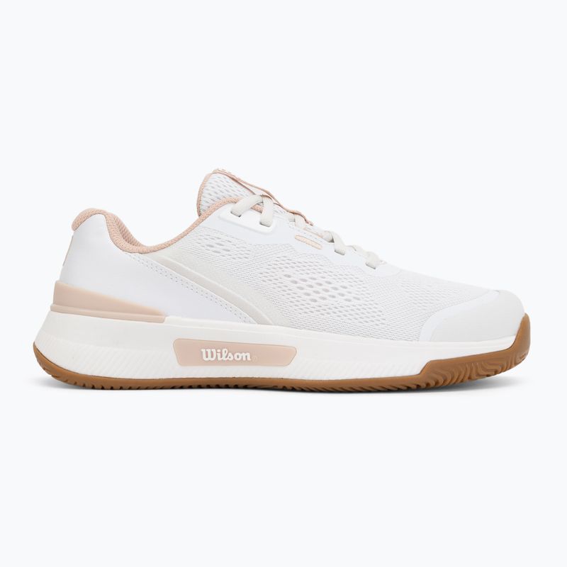 Women's tennis shoes Wilson Intrigue Pro white/cameo rose/gum 2