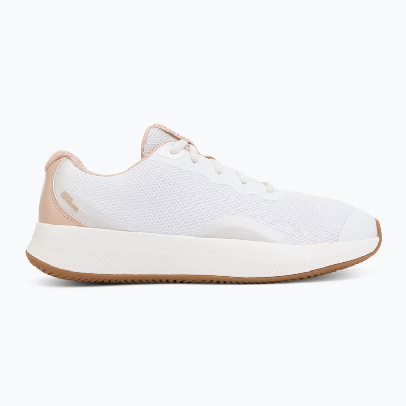 Women's tennis shoes Wilson Intrigue Lite white/cameo rose/gum 2