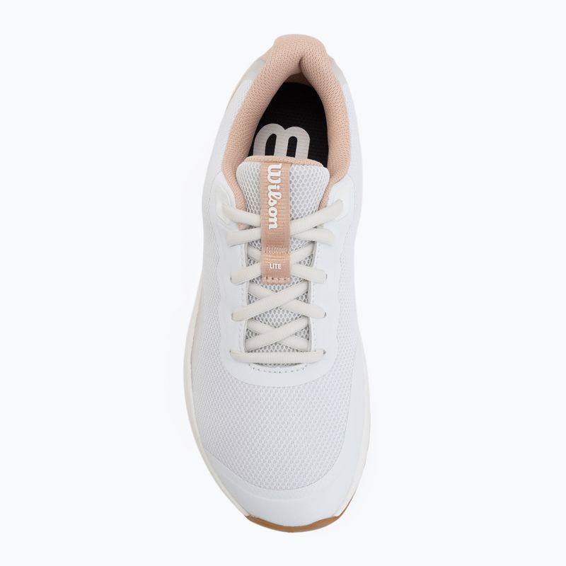 Women's tennis shoes Wilson Intrigue Lite white/cameo rose/gum 5