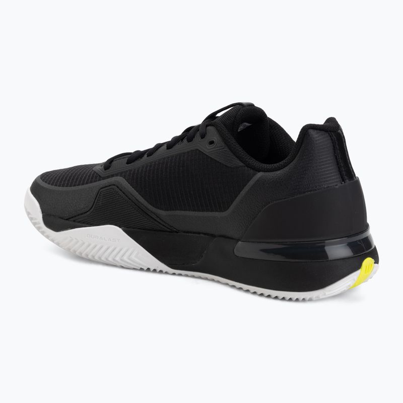 Men's tennis shoes Wilson Rush Pro 5 Tour Clay black/white/safety yellow 3
