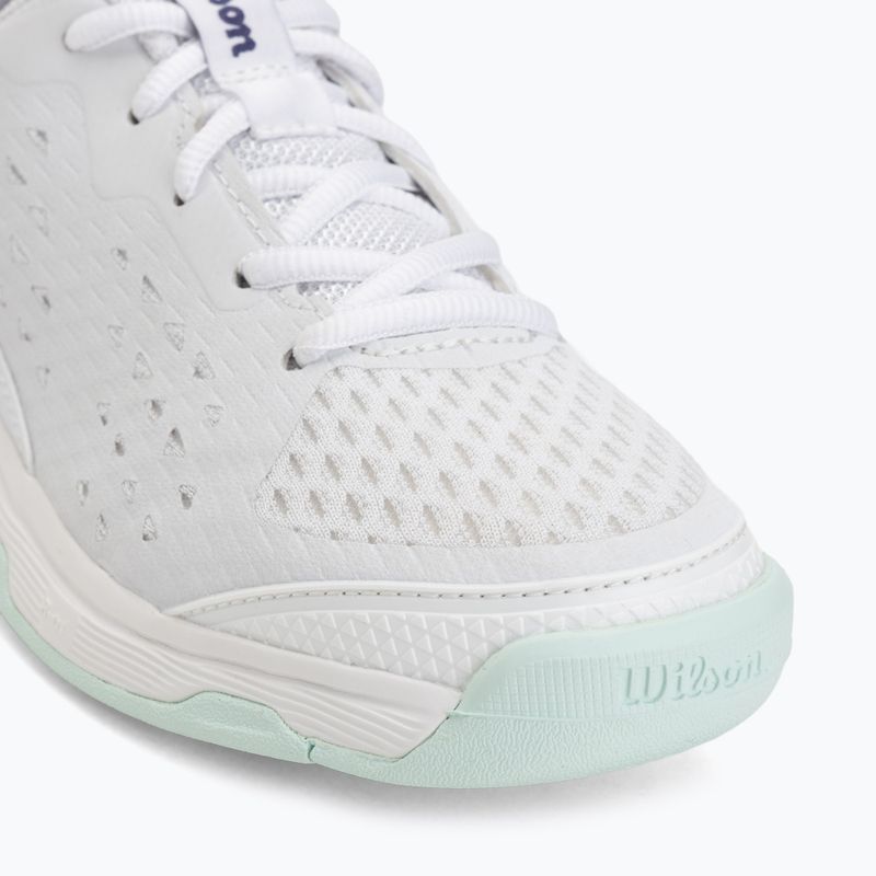Children's tennis shoes Wilson Rush Pro Ace L Jr white/bay/skip blue 7