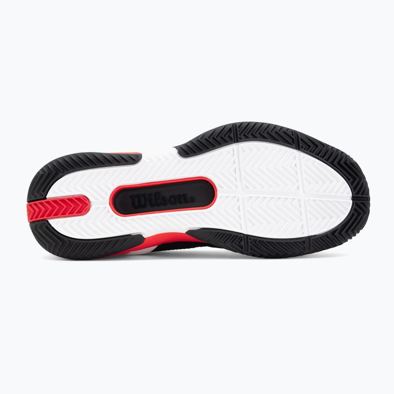 Men's tennis shoes Wilson Rush Pro 5 Clay black/infrared/white 4