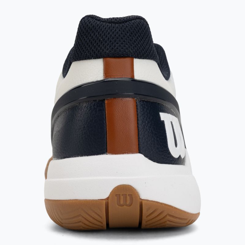 Men's tennis shoes Wilson Rush Pro 5 white/navy blazer/gum 6