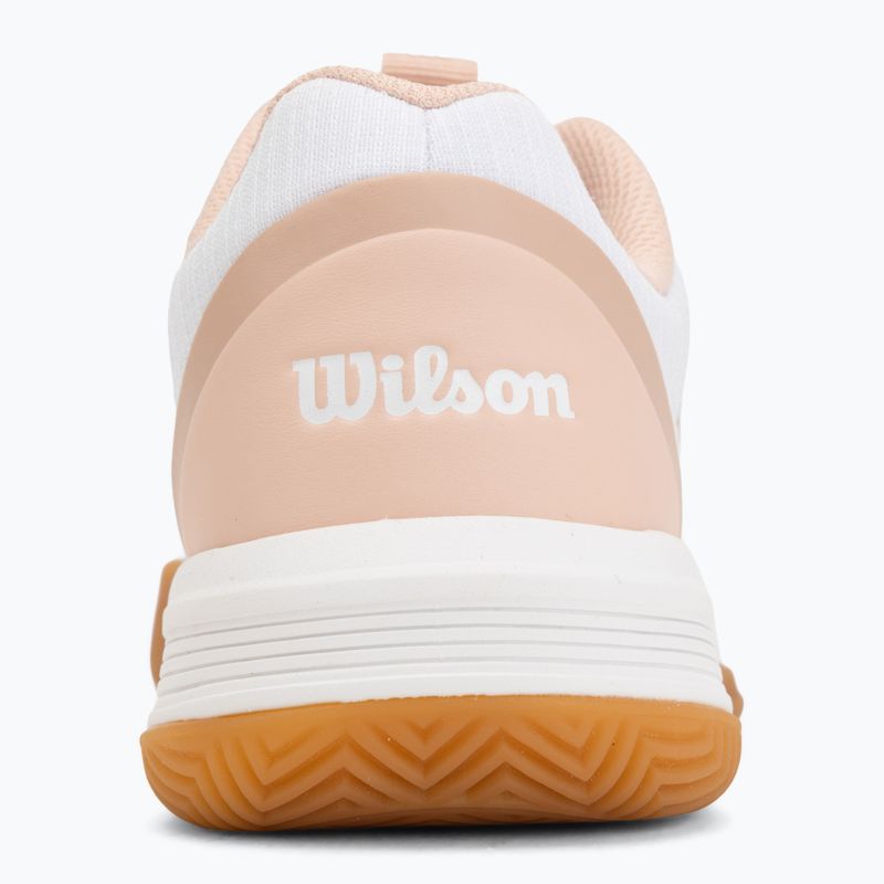 Women's tennis shoes Wilson Courtglide white/cameo rose/gum 6