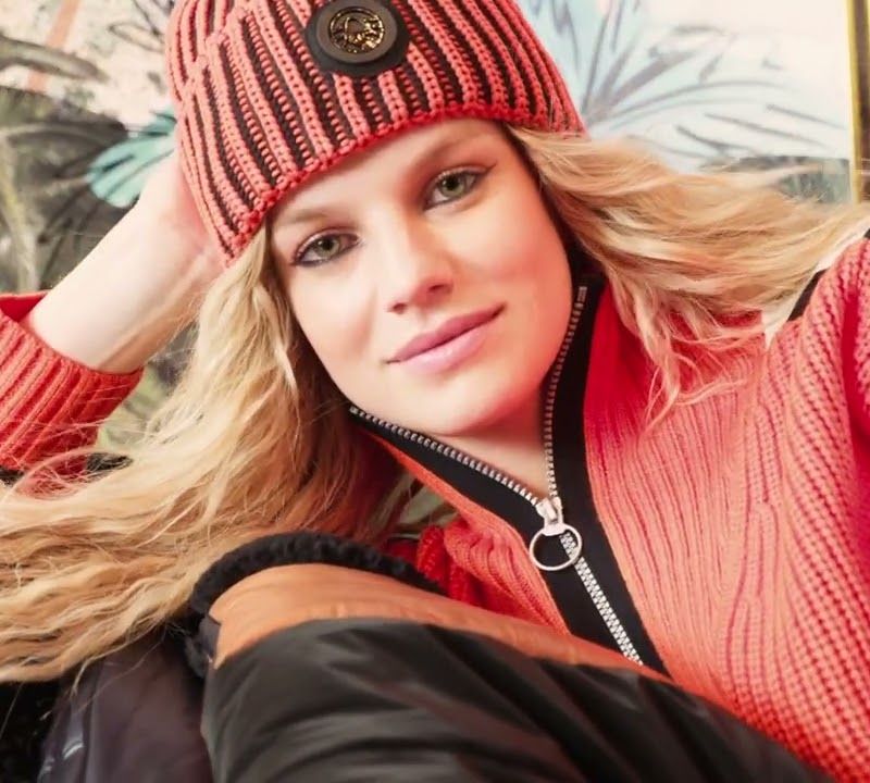 Women's winter cap Sportalm Aris Ski m.P optical white 14