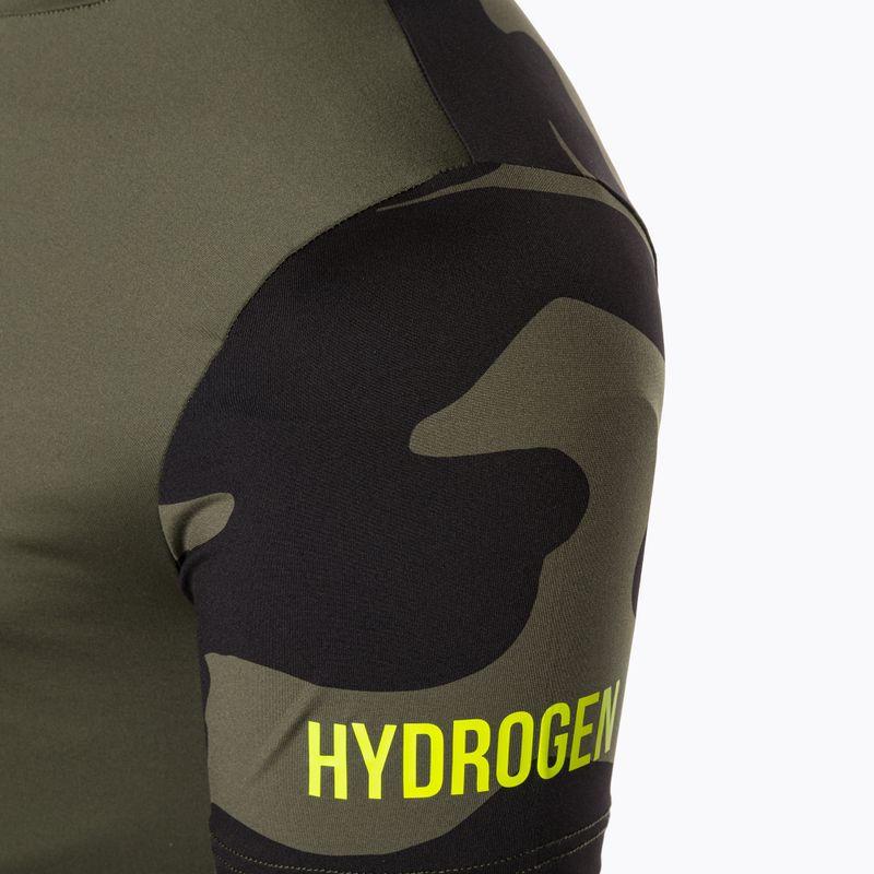 Men's tennis shirt HYDROGEN Camo Tech green T00514397 6
