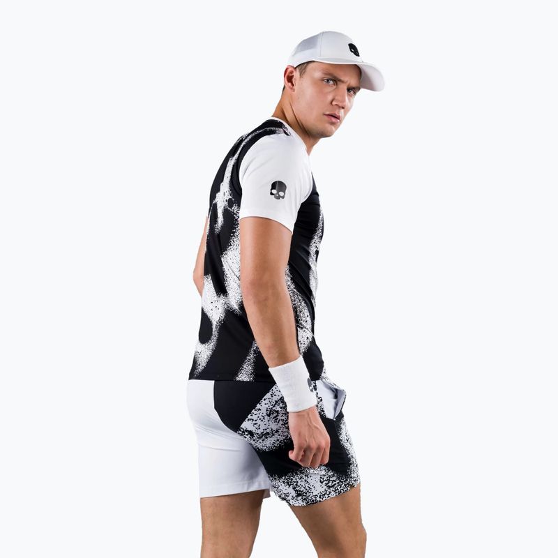 Men's tennis shirt HYDROGEN Spray Tech white T00502001 3