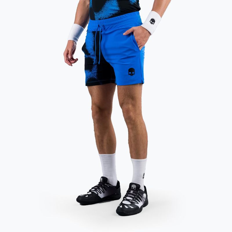 Men's tennis shorts HYDROGEN Spray Tech blue T00510014 2