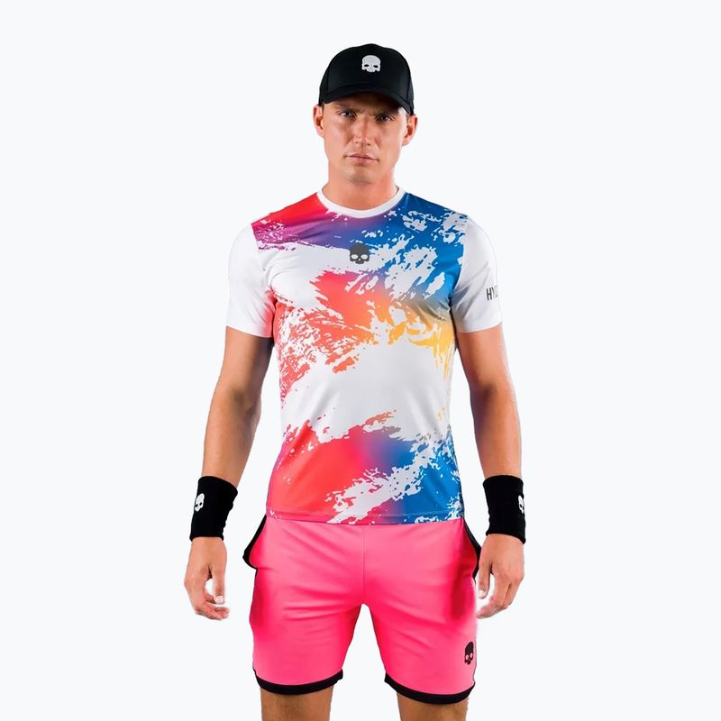 Men's tennis shirt HYDROGEN Brush Tech white T00516001 2