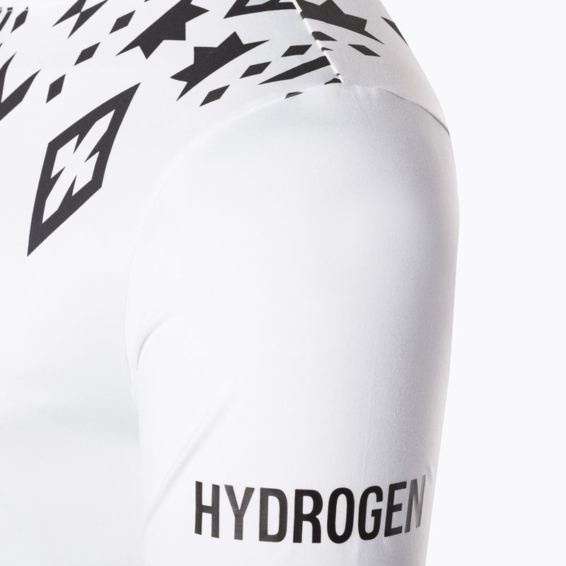 Men's HYDROGEN Tribal Tech tennis shirt white T00530001 7