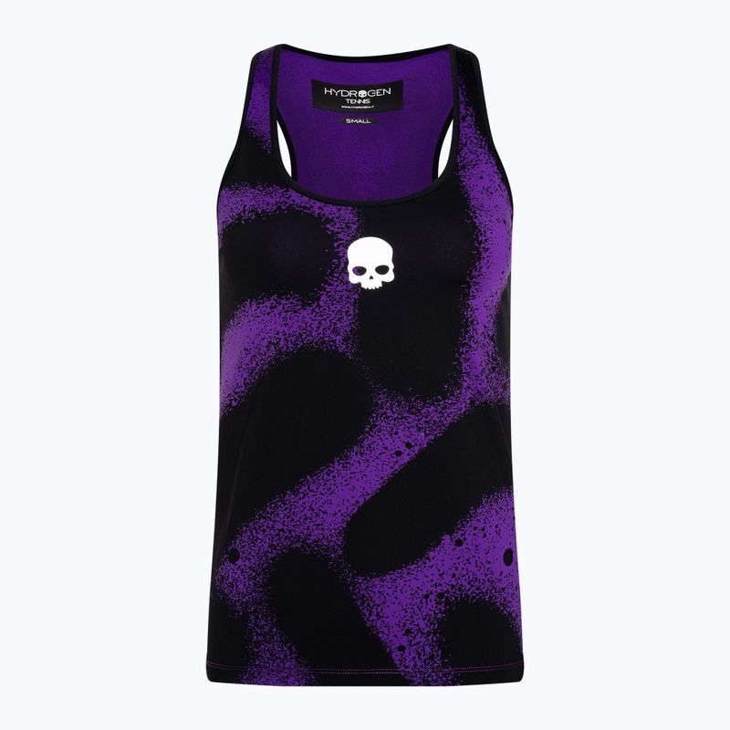 Women's tennis shirt HYDROGEN Spray purple T01504006 4