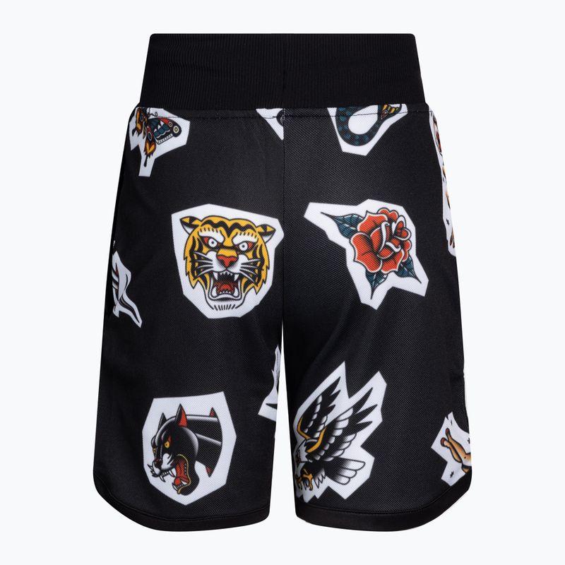 HYDROGEN Tattoo Tech children's tennis shorts black TK0506007 2
