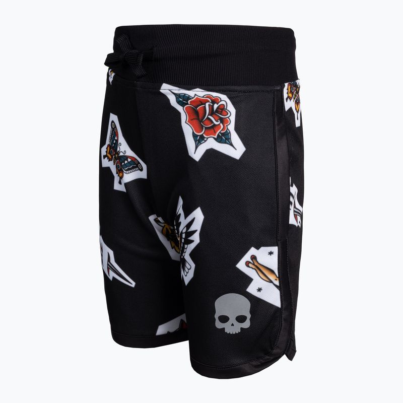 HYDROGEN Tattoo Tech children's tennis shorts black TK0506007 3