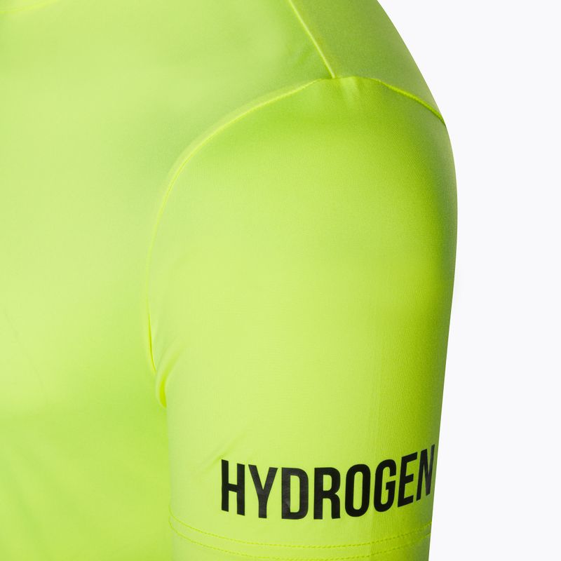 Men's HYDROGEN Basic Tech Tee fluorescent yellow tennis shirt 6