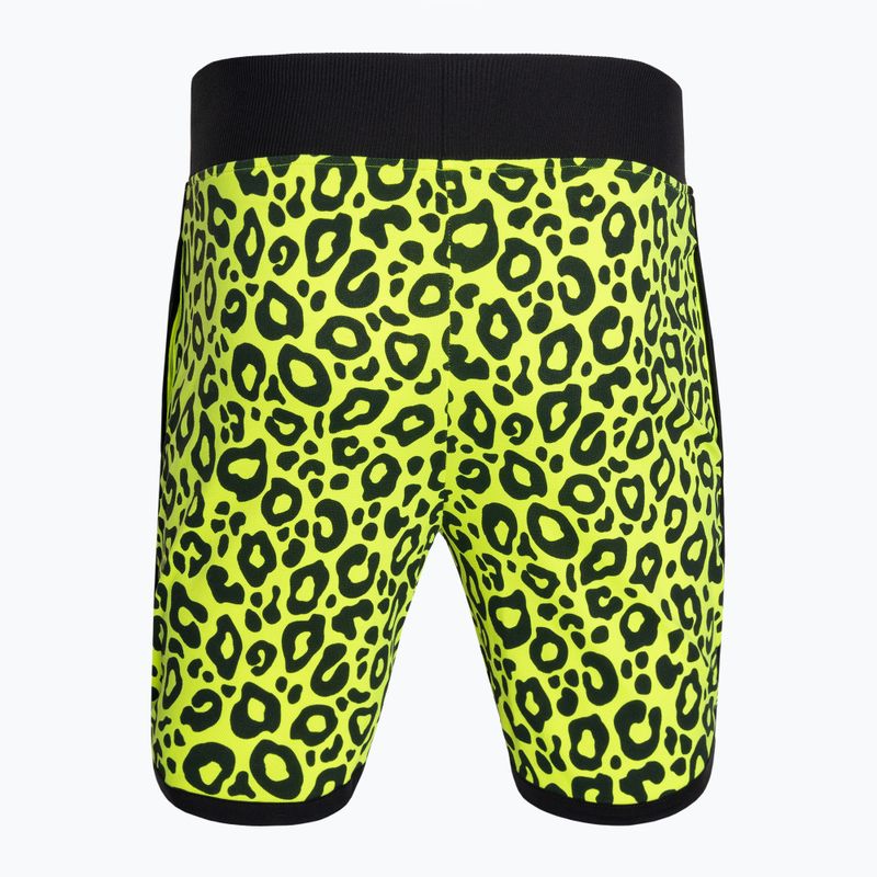 Men's tennis shorts HYDROGEN Panther Tech fluorescent yellow 5