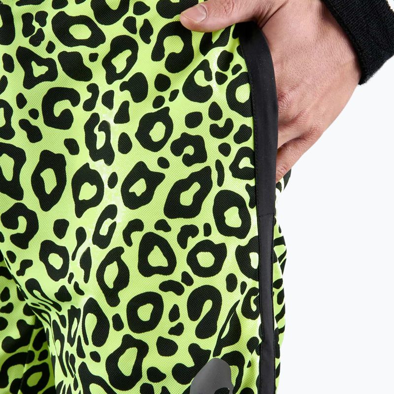 Men's tennis shorts HYDROGEN Panther Tech fluorescent yellow 3
