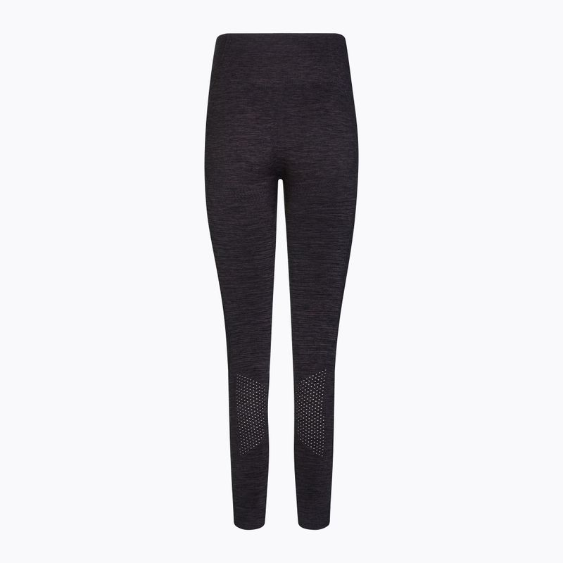 Women's Gym Glamour seamless training leggings navy blue melange 198 7