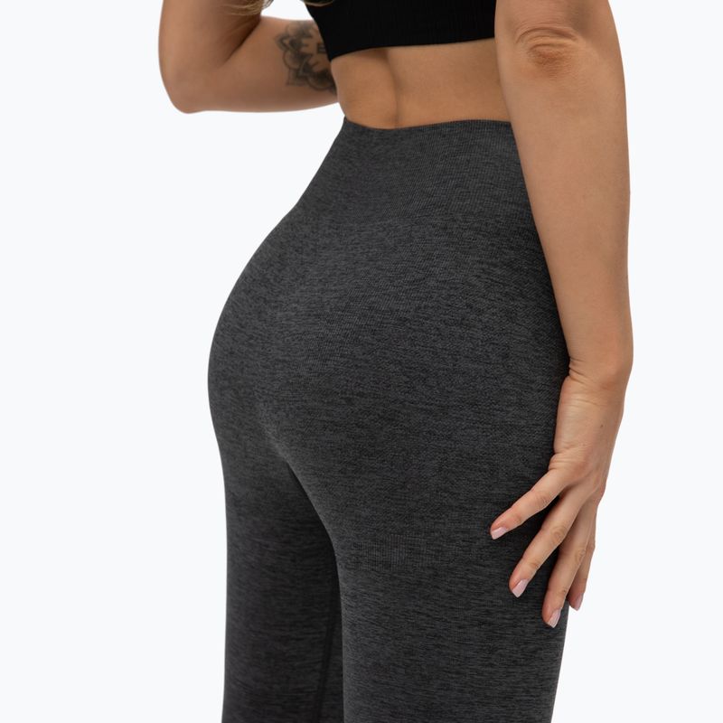 Women's training leggings Gym Glamour Grey Ombre 223 5