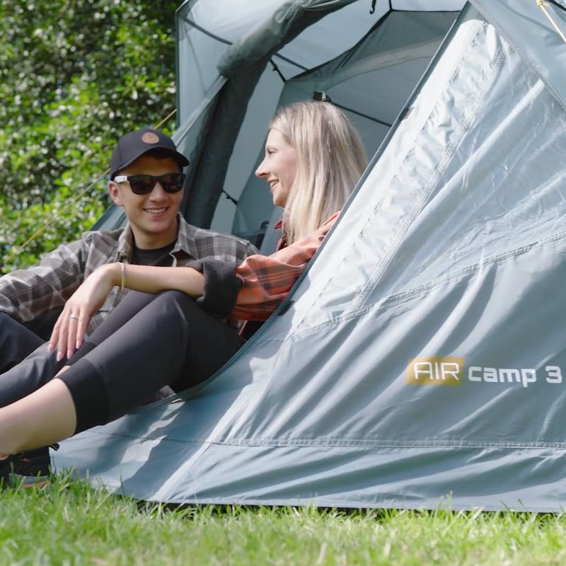 3-person inflatable camping tent KADVA AIRcamp 3 green 17