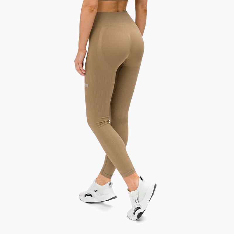 Women's training leggings Gym Glamour Push Up Nude 312 3