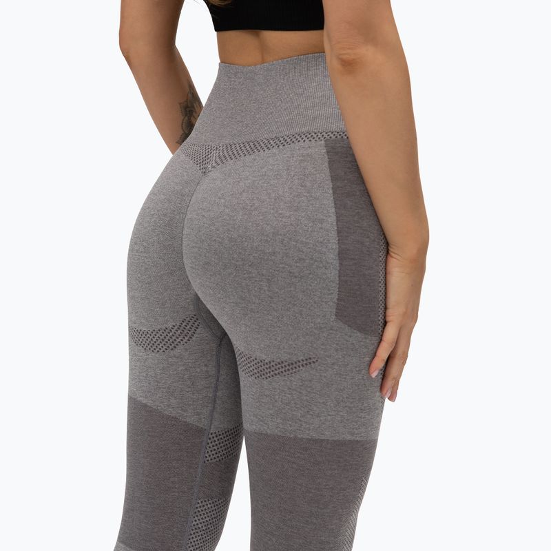 Women's training leggings Gym Glamour Light Grey Fusion 331 5