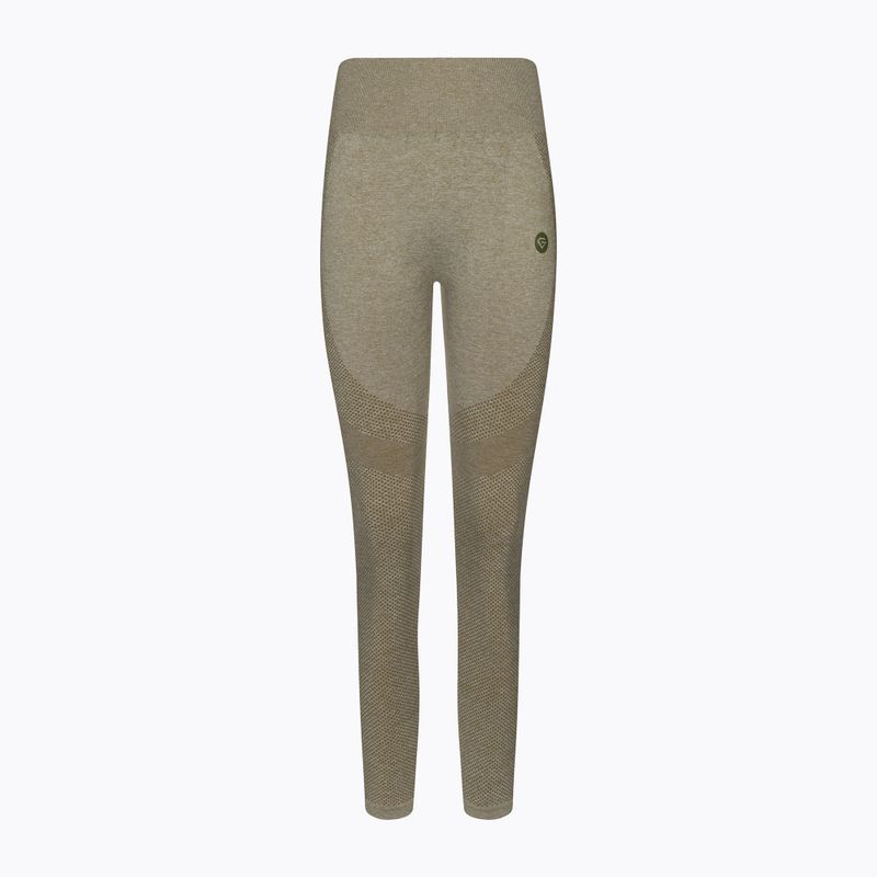 Women's workout leggings Gym Glamour Khaki Fusion 333 6