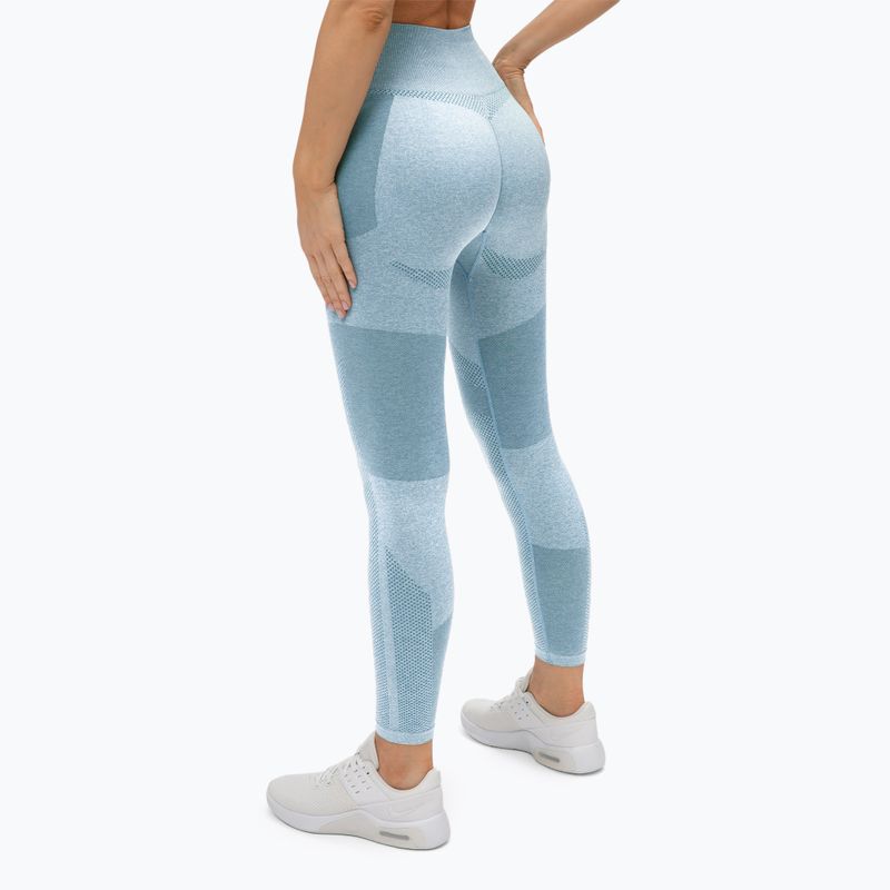 Women's training leggings Gym Glamour Blue Fusion 336 3