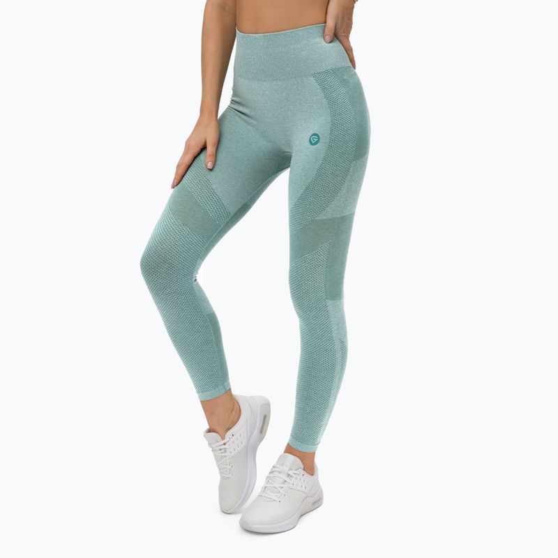 Women's training leggings Gym Glamour Green Fusion 337