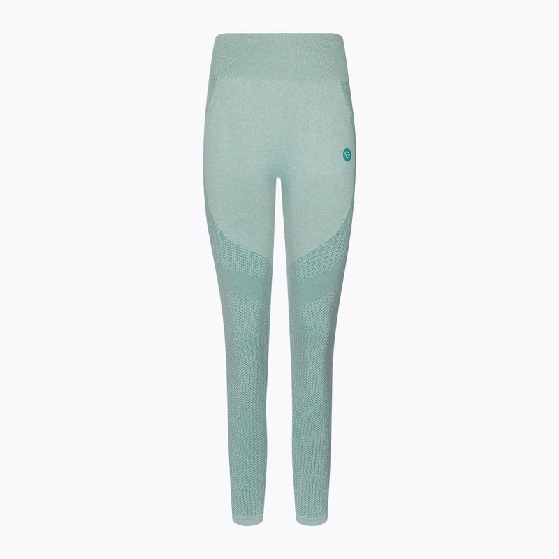 Women's training leggings Gym Glamour Green Fusion 337 6