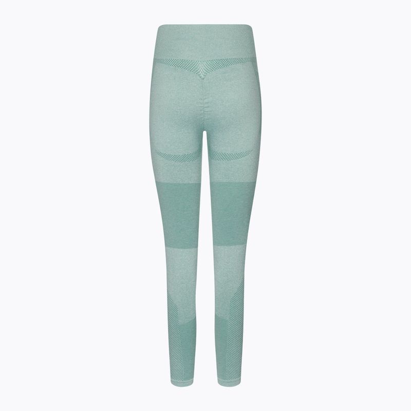 Women's training leggings Gym Glamour Green Fusion 337 7