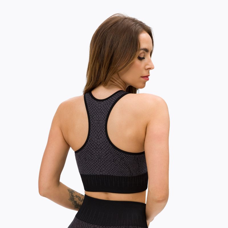 Gym Glamour Top Snake 366 fitness bra 3