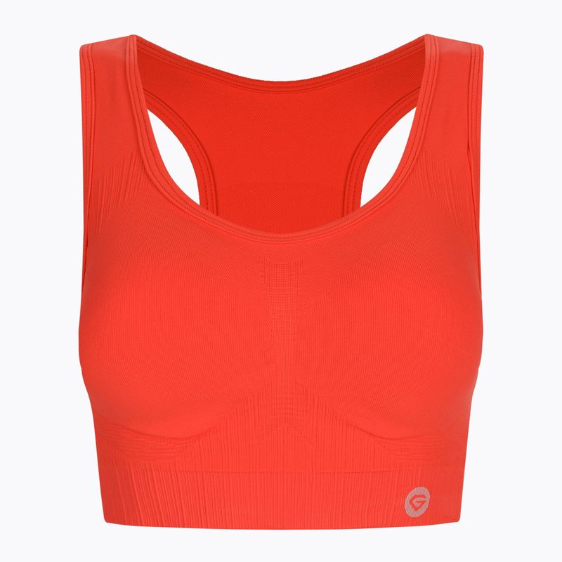 Gym Glamour Push Up Coral 372 fitness bra 5