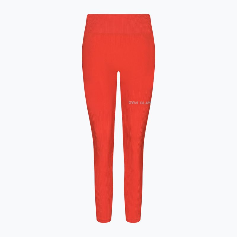 Women's training leggings Gym Glamour Push Up Coral 369 6