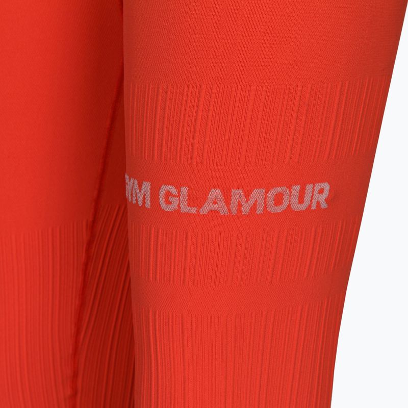 Women's training leggings Gym Glamour Push Up Coral 369 8