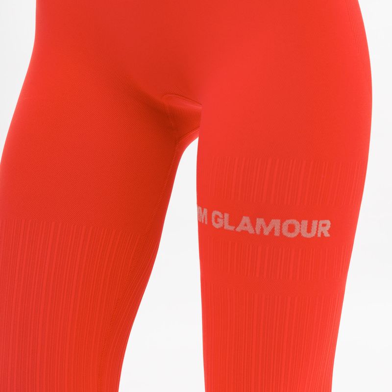 Women's training leggings Gym Glamour Push Up Coral 369 5