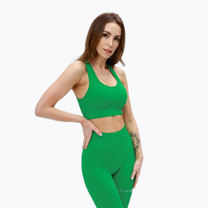 Gym Glamour Push Up Jungle 376 fitness bra