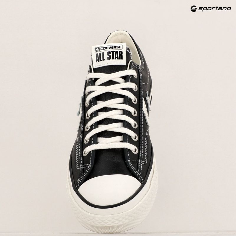 Converse Star Player 76 Fall Leather trainers A06204C black/vintage white/silver 10