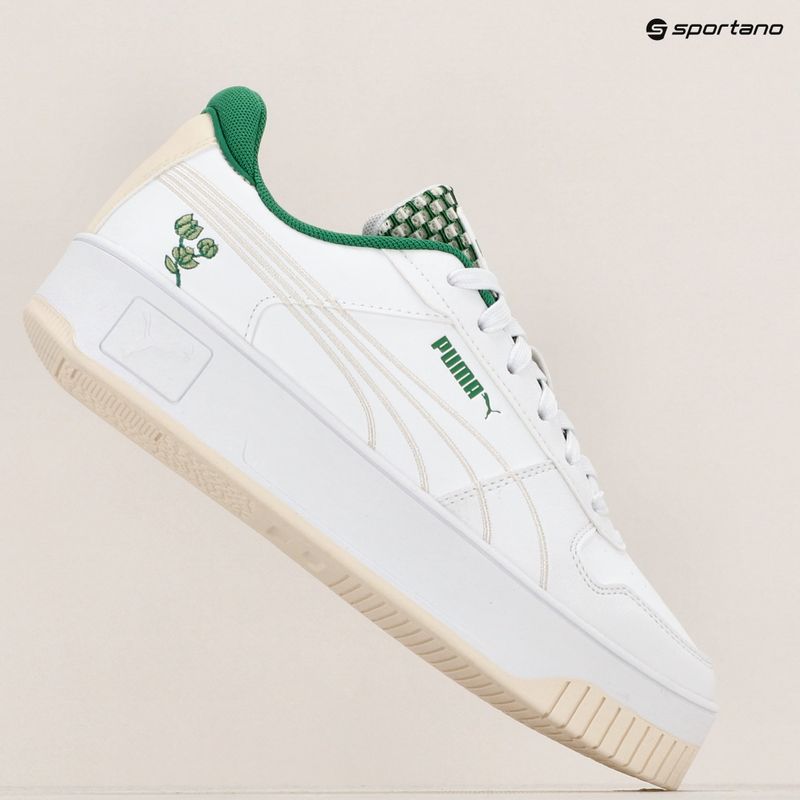 PUMA Carina Street Blossom women's shoes puma white/sugared almond/archive green 13