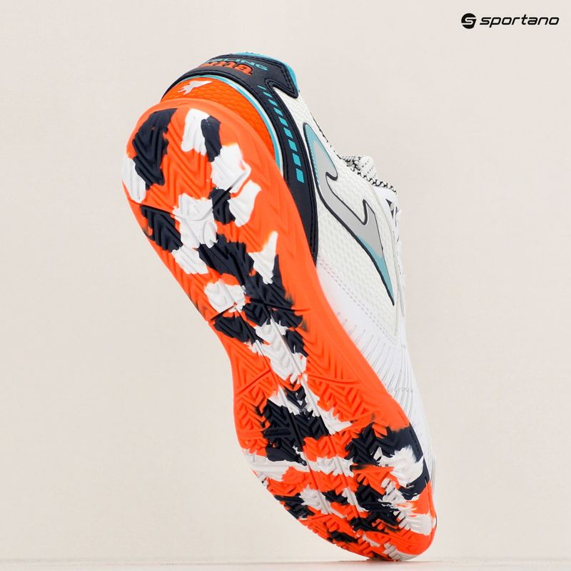 Men's football boots Joma Dribling IN white/orange 9