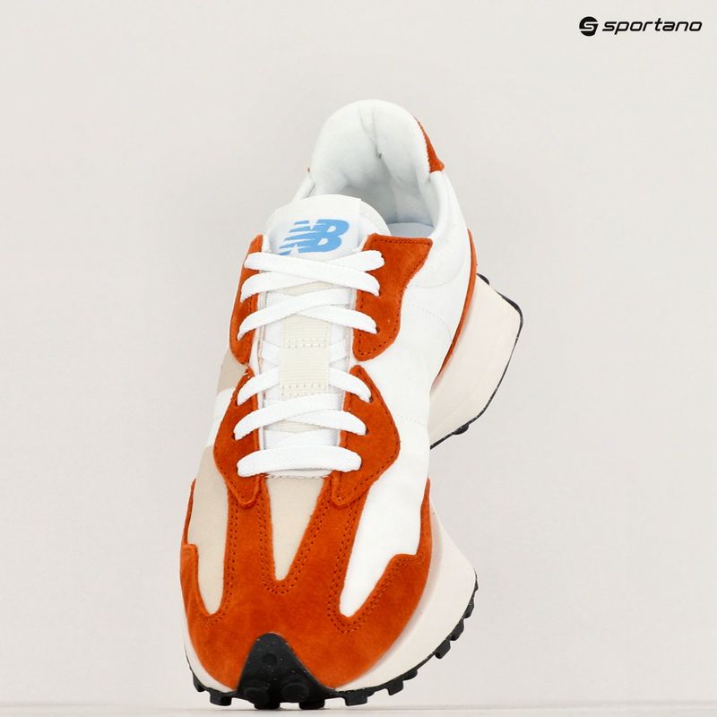 New Balance 327's V1 orange shoes 12