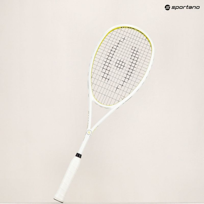 Harrow Vapor 115 Raneem El Welily Signature white/lime squash racket 11
