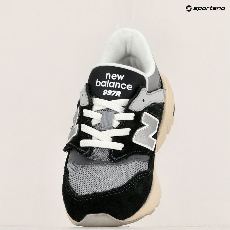 New Balance 997's Hook & Loop V1 children's shoes black 9