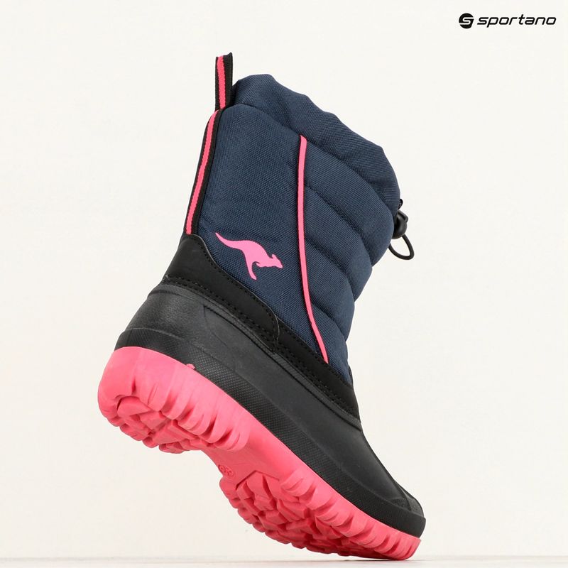 KangaROOS K-Ben junior snow boots dk navy / daisy pink 9